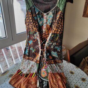 Youth ethnic print dress